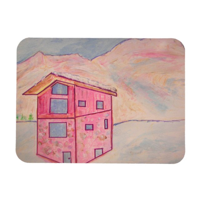 Imán Chalet Snow (Horizontal)