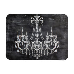 Imán Chalkboard White Chalk Chandelier Flexible