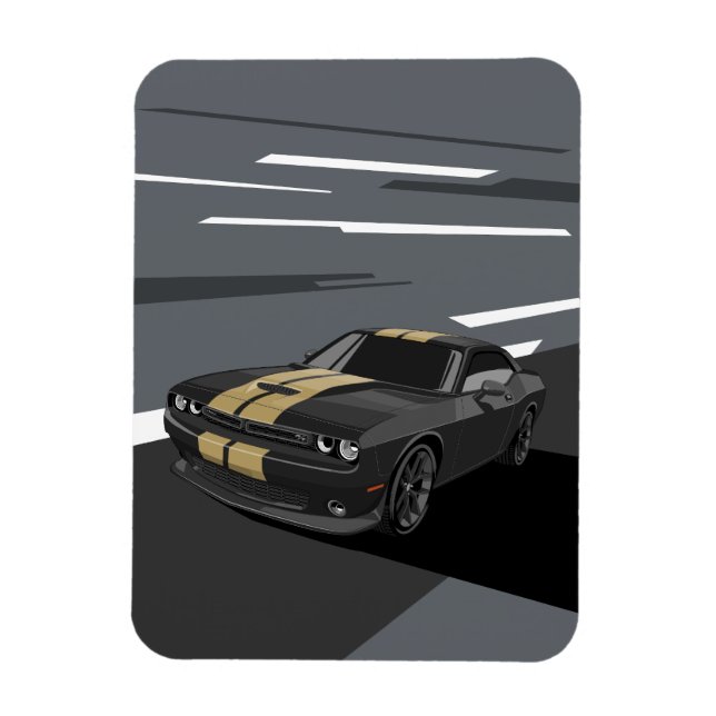 Imán Challenger Black (Vertical)