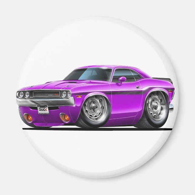 Imán Challenger Purple Car 1970-72 (Frente)