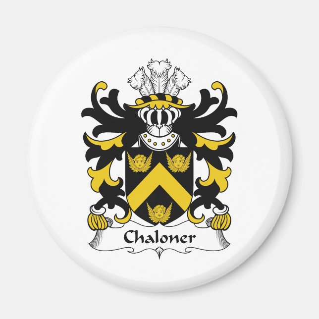Imán Chaloner Family Crest (Frente)