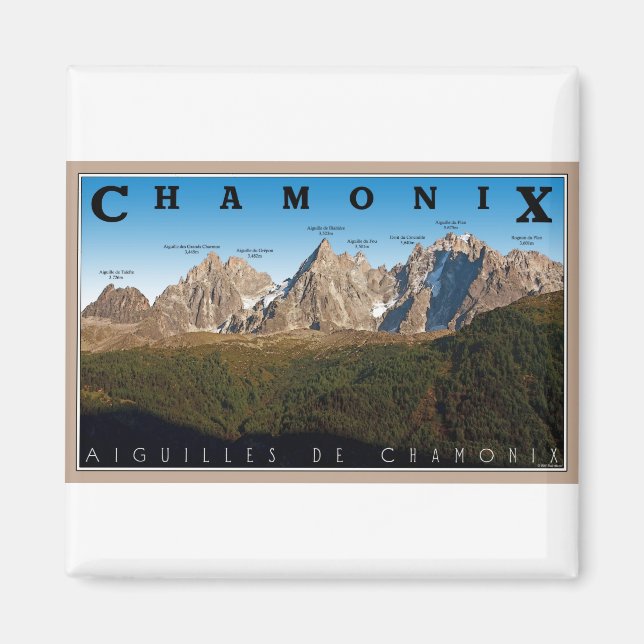 Imán Chamonix - Aiguille de Chamonix (Frente)