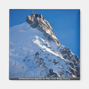 Imán Chamonix de Aiguille de Midi, Mont Blanc, Francia