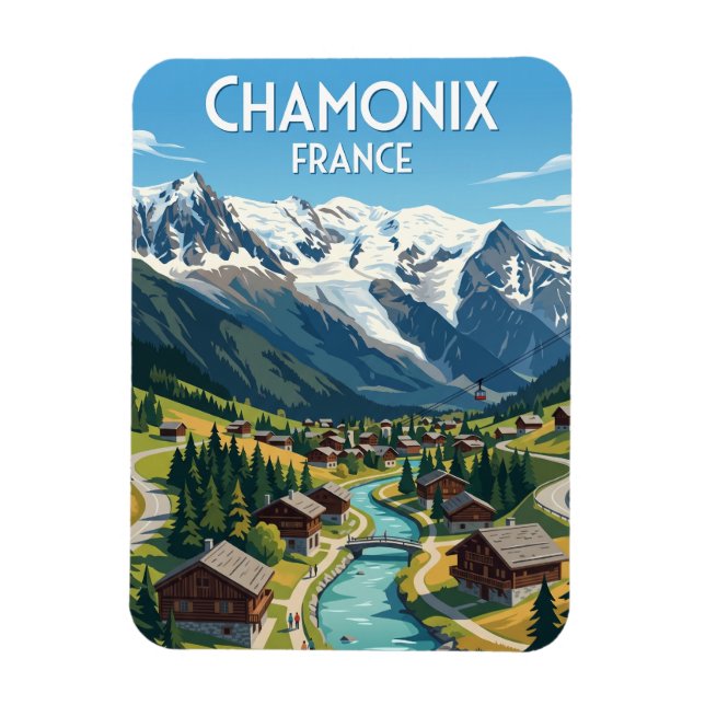 Imán Chamonix Francia (Vertical)