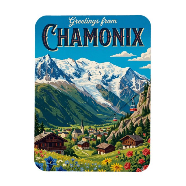 Imán Chamonix Francia (Vertical)