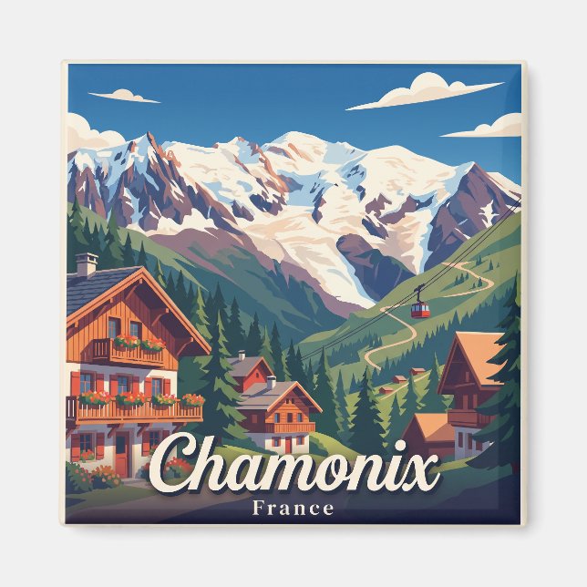 Imán Chamonix Francia (Frente)