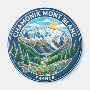 Imán Chamonix Francia Mont Blanc
