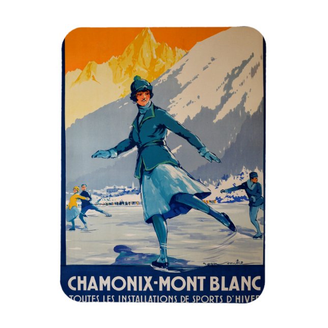 Imán Chamonix - Mont Blanc (Vertical)