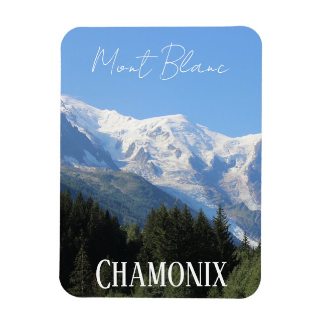 Imán Chamonix, Mont Blanc, Alpes franceses, verano (Vertical)