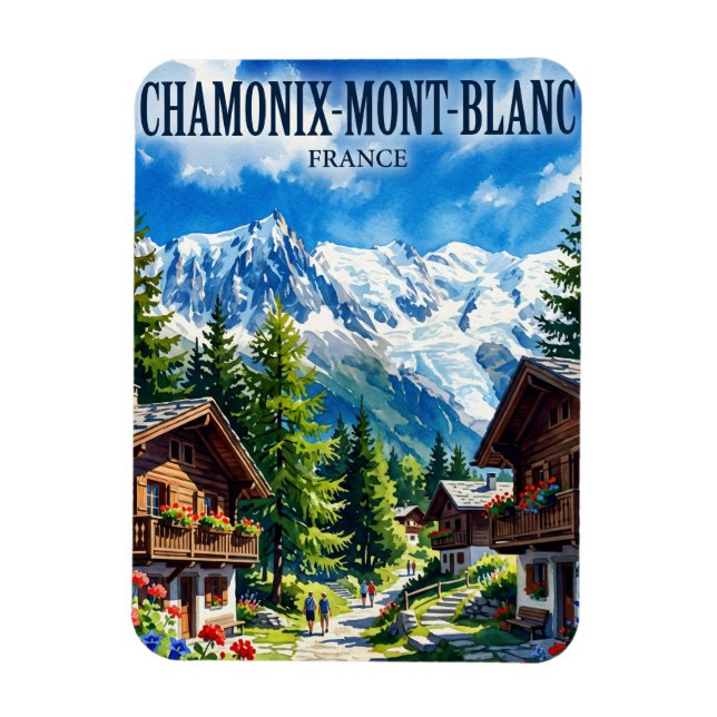 Imán Chamonix-Mont-Blanc Francia (Vertical)