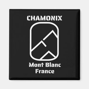 Imán Chamonix Mont Blanc Francia Esquí Snowboard