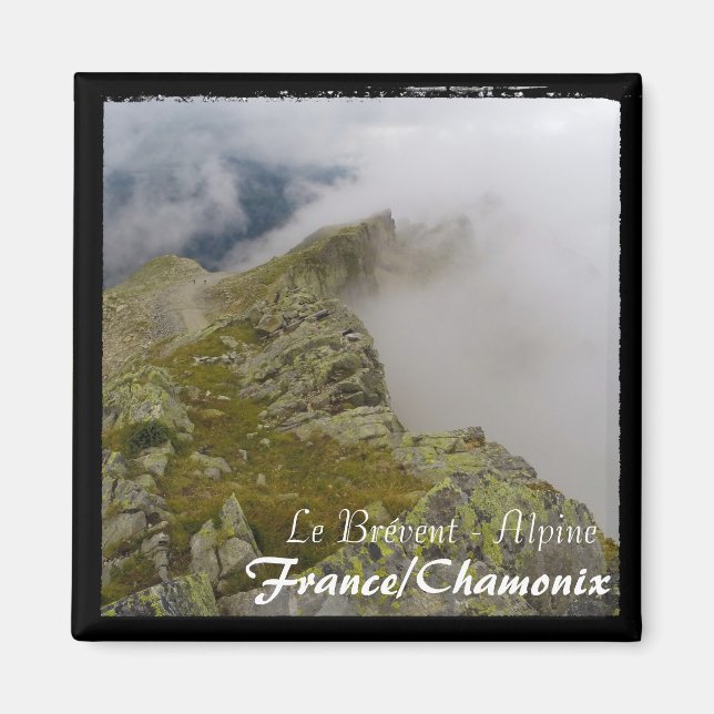 Imán Chamonix, Mont Blanc, Le Brévent (Magnet) (Frente)