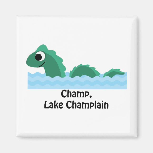 Imán Champ, lago Champlain (Frente)