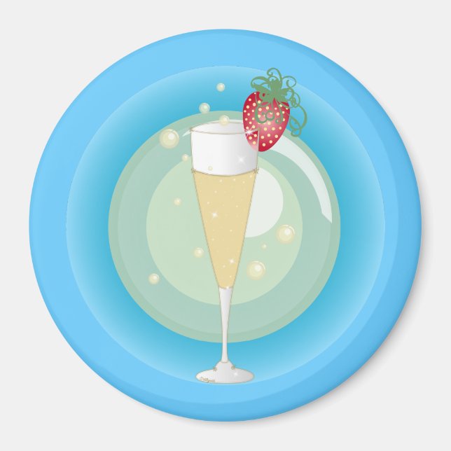 Imán Champagne (Frente)