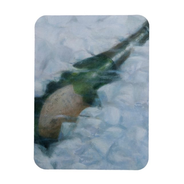Imán Champagne en el hielo 2012 (Vertical)