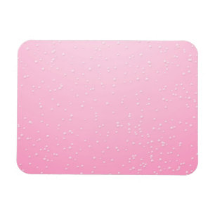 Imán Champagne rosado con pequeñas burbujas fondo arte