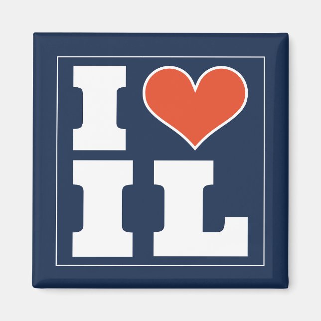 Imán Champaign Urbana (IL) Football Watch Fiesta Fridge (Frente)