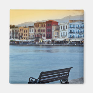 Imán Chania al anochecer, Chania, Creta, Grecia