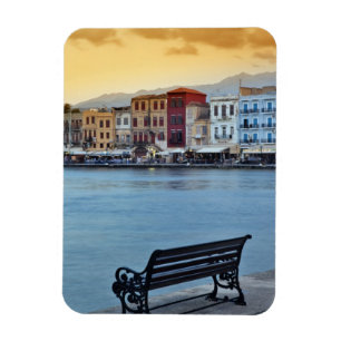 Imán Chania al anochecer, Chania, Creta, Grecia
