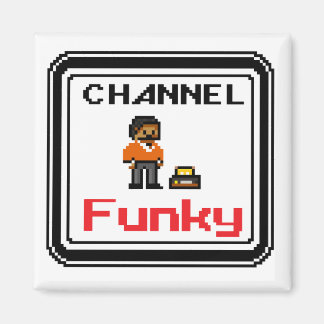Imán Channel Funky Pixel Art