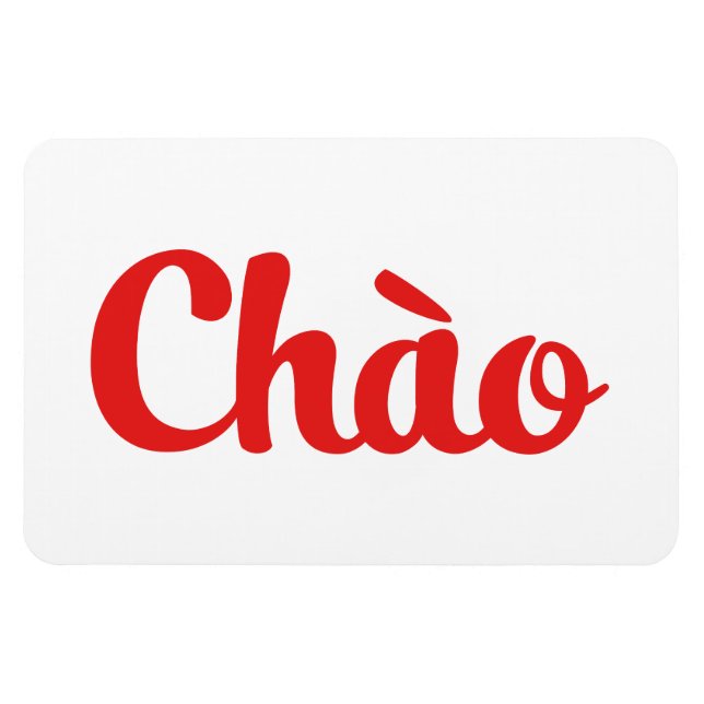 Imán Chào / Hola ~ Vietnam / Vietnamita / Tiang Viene (Horizontal)
