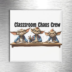 Imán Chaos Crew de aula