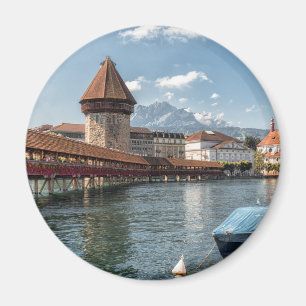 Imán Chapel Bridge Lucerne, suiza