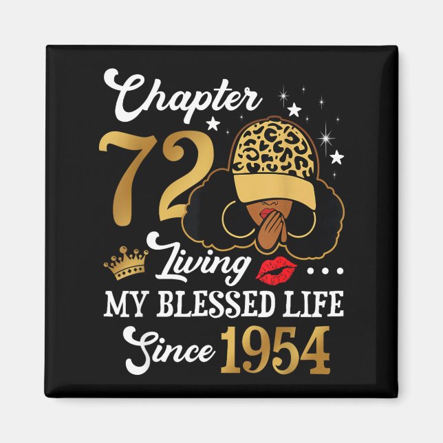 Imán Chapter 72 Living My Blessed Life Since 1954 Afro  (Frente)