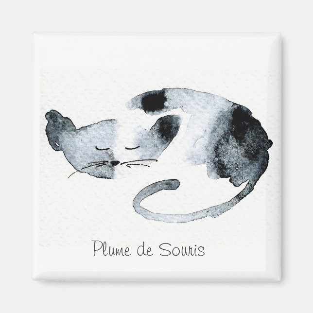 Imán Chaquarelle bastidor gris (Frente)