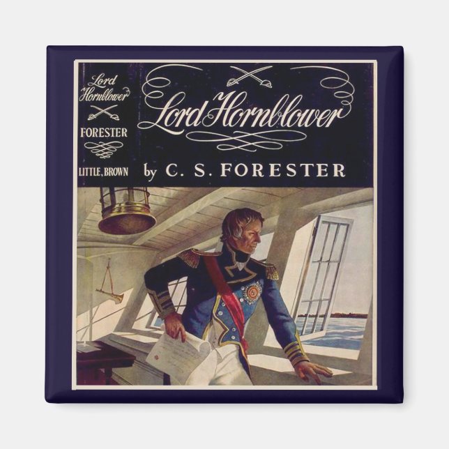 Imán Chaqueta del libro Admiral Hornblower (Frente)