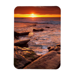 Imán Charcas de marea al atardecer, California