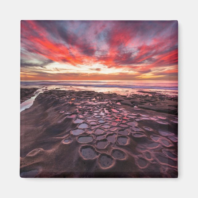 Imán Charcas de marea en La Jolla, CA (Frente)
