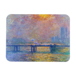 Imán Charing Cross Bridge, The Thames, Claude Monet
