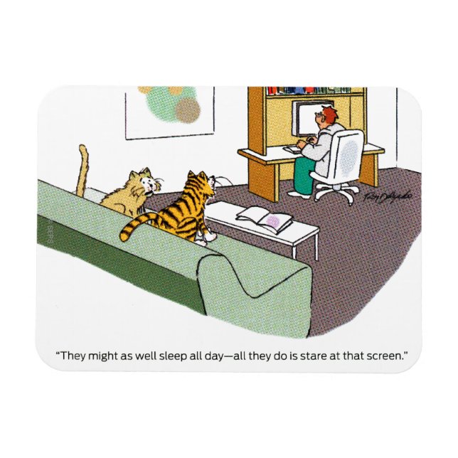 Imán Charla de gato (Horizontal)