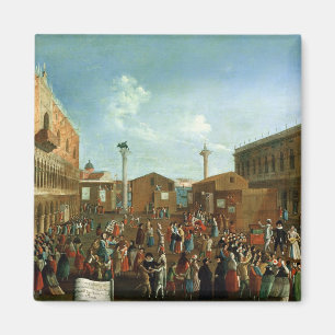 Imán Charlatanes en el Piazzetta San Marco, Venecia
