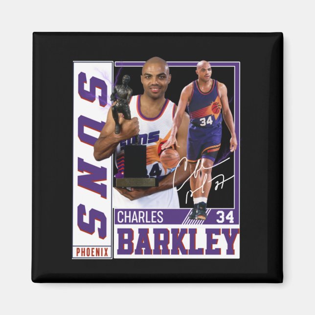 Imán Charles Barkley La Señal De La Leyenda Del Balonce (Frente)