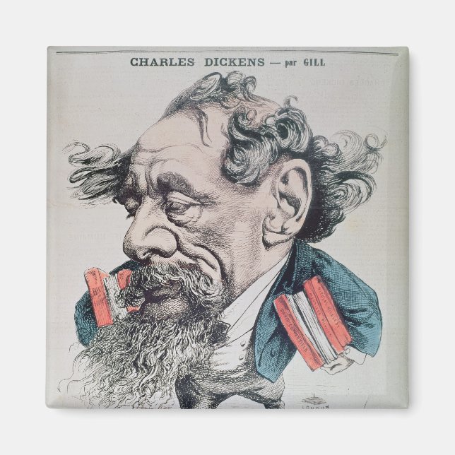 Imán Charles Dickens al frente del Canal de la Mancha (Frente)