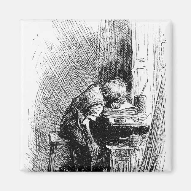 Imán Charles Dickens en Blacking Factory (Frente)