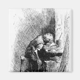 Imán Charles Dickens en la fábrica que se ennegrece