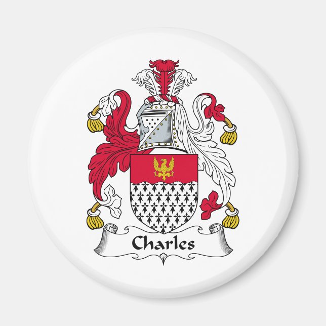 Imán Charles Family Crest (Frente)