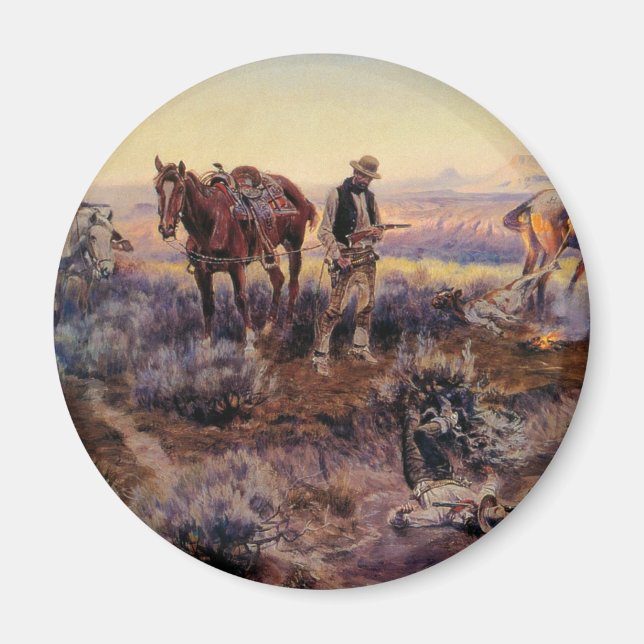 Imán Charles M. Russell paga a los Fiddler (1919) (Frente)