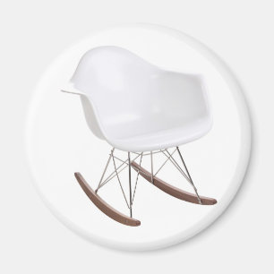 Imán Charles y mecedora de Eames Shell Eiffel del rayo