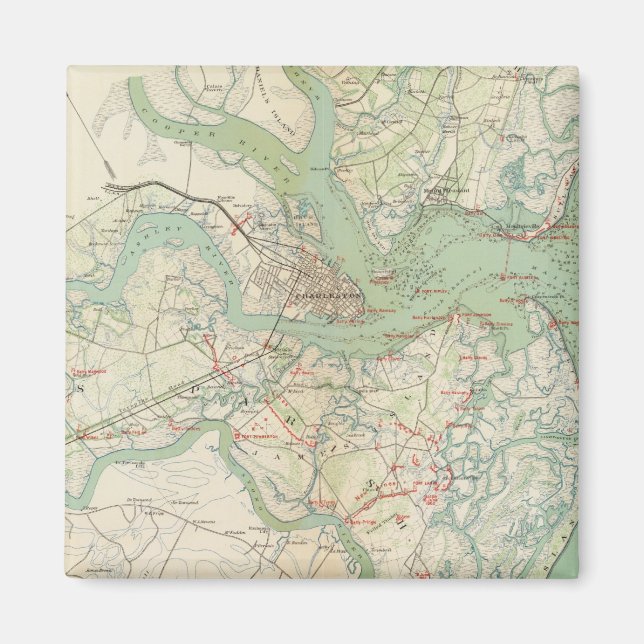 Imán Charleston, defensas (Frente)