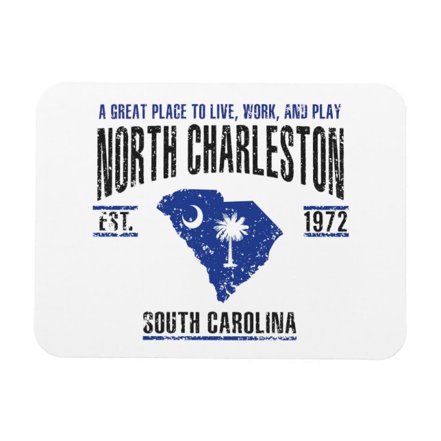 Imán Charleston del Norte (Horizontal)