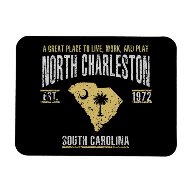 Imán Charleston del Norte (Horizontal)