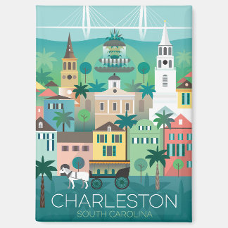 Imán Charleston Refrigerator Magnet