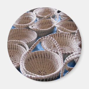 Imán Charleston SC Sweetgrass Baskets Magnet