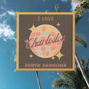 Imán Charleston South Carolina USA Vintage