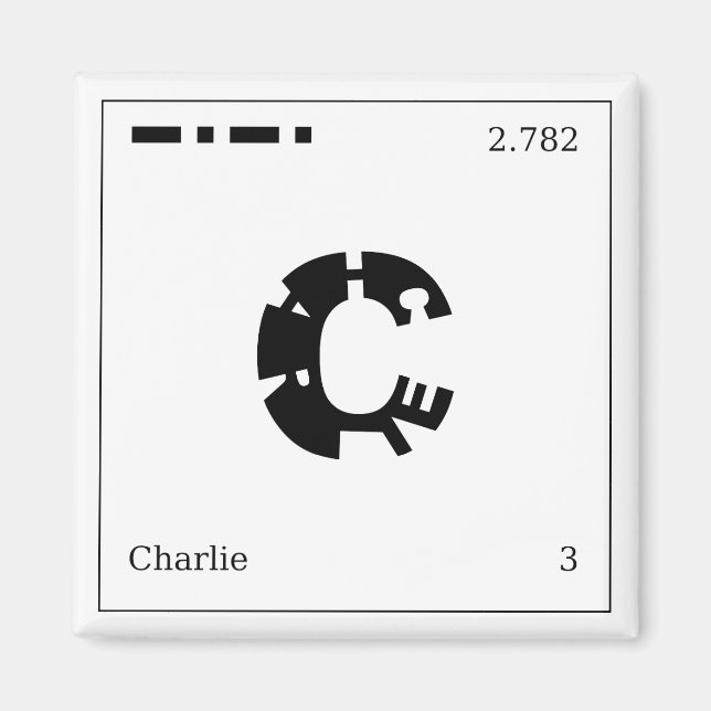 Imán Charlie Magnet (Frente)