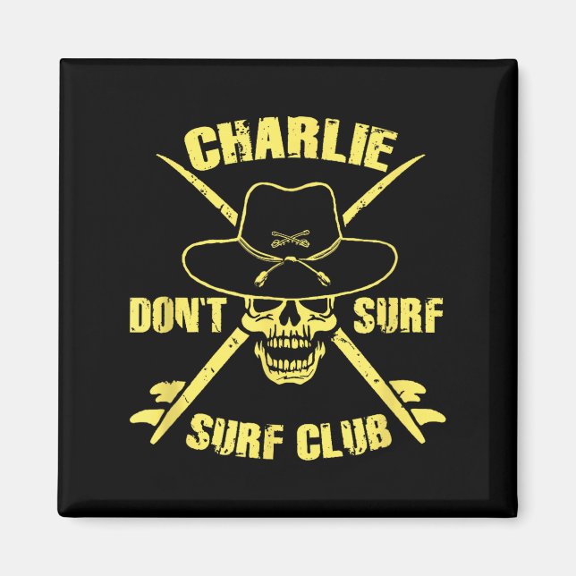 Imán Charlie no surfeará (Frente)